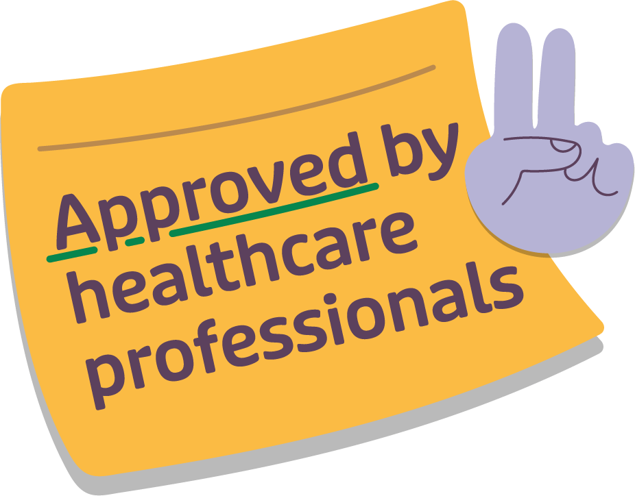 Approved by healthcare professionals